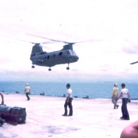 Re-supply ops USS Tripoli 1967