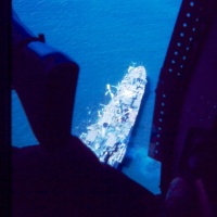 Fly over USS Paul Revere on way to RVN op 1967
