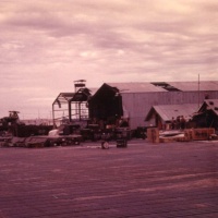 HMM-262 Hangar After Typhoon 1969