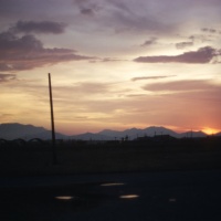Sundown over HMM-262 Flight Line