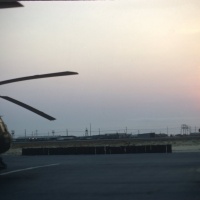 HMM-262 flight line at dawn