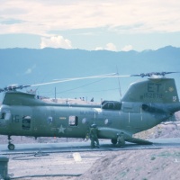 HMM-262 CH-46 refueling at An Hoa