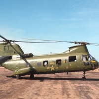 HMM-262 CH-46 at LZ Baldy