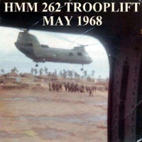 Troop Lift HMM-262 May 1968.