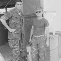 Two pilots @ DaNang Air Base.