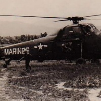 one of HMM-263s UH-34Ds 1965