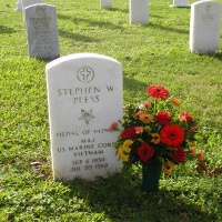 Steve Pless head stone