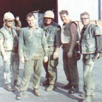 1st Lt Bill Powell far left