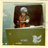 Crew Chief Elmer Rogers and the Rabbit