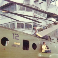 On board the Iwo Jima