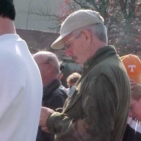 Captain Jack Lodge at the moving wall