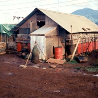 Home away from home! Aircrew hooch at Khe Sanh. Christmas 67