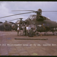 HMM-362 aircraft maintenance Ky Ha 65-66