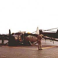 Army Otter dropped by Chinook in