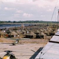 Another view of the base from the top of the hangar