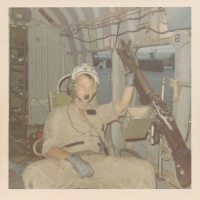 HMM-363: Cpl Vic Avery as Gunner on YZ-73 When He First Arrived in Vietnam 1967 at Marble Mtn