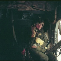 HMM-363 LCPL George T. Curtis on the Bat Phone