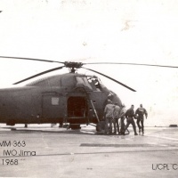 HMM-363 Flight OPS aboard the USS IWO JIMA 1968