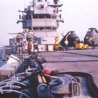 HMM 363 on Iwo Jima deck