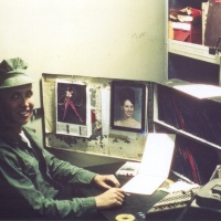 HMM 363 operations clerk aboard Iwo Jima