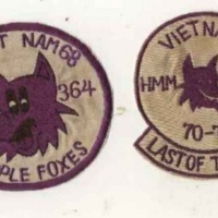HMM-364 Vietnam Patches 67-68 & 70-71