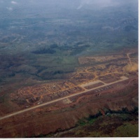 Flying into Khe Sanh for Med-e-Vac