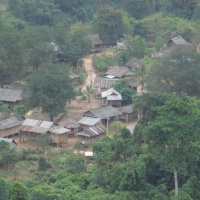 Village near Khe Sanh on Rt