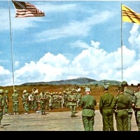 Final Marine Corps Ceremony Khe Sanh 9 oct 68