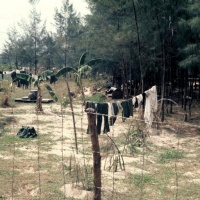 The Sam Hai villiage laundry just outside the gate at Ky Ha.