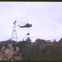 CH-37C lifts UH-1E Ky Ha 65-66