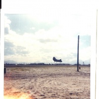 CH46 departing MMAF ~ 1970