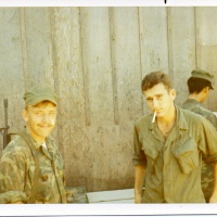 MAG-36 Marines Jim with M16 and Buddy