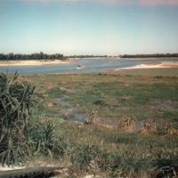 RVN Gun Boat on the River perimeter behind Quang Tri Air Base