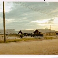Sunset Quang Tri Air Base Hooch Area