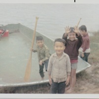 Children from Village near Quang Tri Air Base