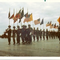 ARVNs March in 9th Marines Ceremony