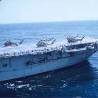 HMM-362 & VMO6 aboard LPH-8 / USS Valley Forge 1965