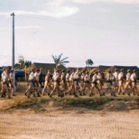 ANZAC(?) troops at Soc Trang airfield