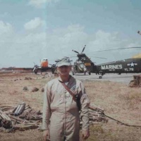 1stLt DJ Leighton at MCAF Soc Trang RVN April 1962