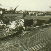 Doc Geliens (KIA) medevac huey after Sapper Attack on MMAF - Oct 1965