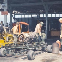 H&MS-16 Engine test area.