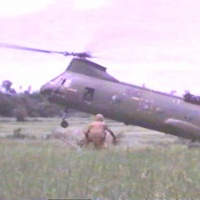 screen shots from Vietnam's Helicopter Heroes video tape
