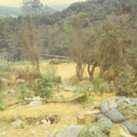 Helo crash at LZ Cates