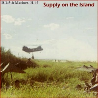DE-1/5th Marines H46 support on the Island