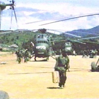 screen shots from Vietnam's Helicopter Heroes video tape