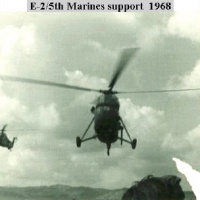 E-2/5th Marines support 1968