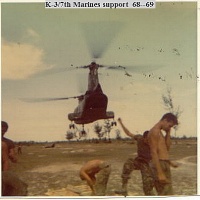 K-3/7th Marines: H46 support