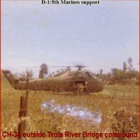 D-1/5th Marines H34 support