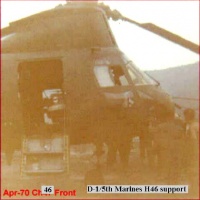 D-1/5th Marines H46 support