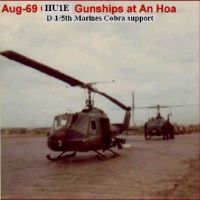 D-1/5th Marines HU1E support